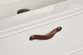Skinnhåndtak 12,8 cm brun 2-pk.